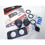 HP Volt Meter Battery Plus USB Cell Phone Charger Volt Meter Universal Planted Battery