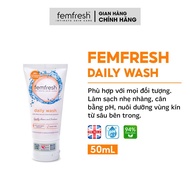 Dung Dịch Vệ Sinh Phụ Nữ Femfresh Daily Wash 50ml Mini Size - Dung Dịch Vệ Sinh Tiện Lợi Khi Đi Du L
