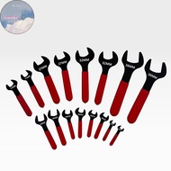 ZHEN 7mm-31mm Metric Single Open End Wrench Offset Angle U-Shaped Spanner Flat Head ening For Auto R