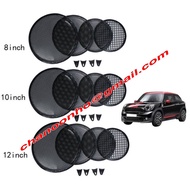 UNIVERSAL TYPE 8” / 10” / 12” INCH AUDIO SPEAKER COVER GRILL