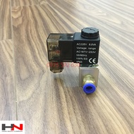 Van đóng mở khí nén 2V025 điện 110v 12v 24v 220v ống hơi pu.pe