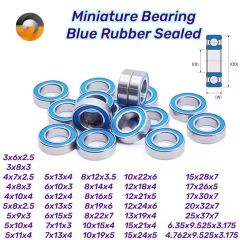 MR85RS 5x8x2.5mm Bearing 10Pcs ABEC-7 Hobby Electric RC Car Truck Ball Bearing MR105 MR106 MR115 MR1