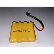 TURBO RC RACING BATTERY 4.8v 1000mah NICD FOR ROCK CRAWLER HUINA TOYS RC