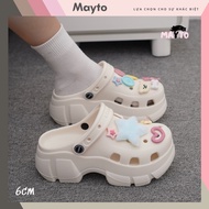 Mayto women's sandals, Lucky 6cm high heel sandals with 13 star charms, slingback sandal style CS-18