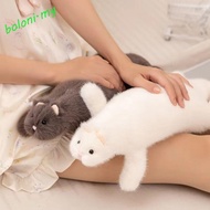 [COD] Ferret Plush Toy, Lifelike Appearance Soft Fluffy Plush Ferret Stuffed Toy, Accompany Doll 47c