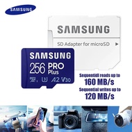 เหมาะสำหรับไมโคร SD 32GB 64GB การ์ดความจำ Samsung ไมโครเอสดี TF C10การ์ด SDXC 128GB 256GB U3 4K สำหรับกล้องโดรนโทรศัพท์