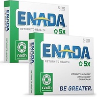 ENADA 5MG NADH Supplement with Boost of Chlorophyll Co-Enzyme Antioxidant Form of Vitamin B3 Immunit