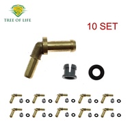 1/2/5/10 Thermostat Water Outlet Tube Connector LR049990 For Land Rover Range Rover Sport Discovery4