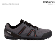 XERO SHOES Barefoot shoe รองเท้าผ้าใบรุ่น MESA TRAIL II ผู้ชาย สี Steel Gray / Orange รองเท้าเทรล เดินป่า MEM-SGO