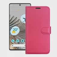 Dapad for Google Pixel 7 Pro 百搭時代多卡式夾層皮套 桃紅