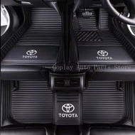 {TOYOTA } Vellfire 7-Seater/8-Seater 3-row Car Carpets Right hand drive Car Mat Waterproof Leather C