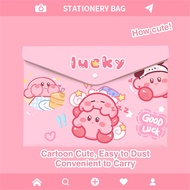 LVYIMAOโฟลเดอร์ Sanrio แฟ้มเอกสาร🌷 PVC ขนาด A4   Sanrio สําหรับใส่เอกสาร เครื่องเขียน ของขวัญ พกพาสะ