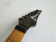 Gitar Listrik elektrik ibanez RG 350 black neck mapple