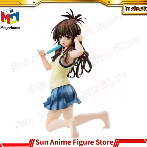 In Stock Original MegaHouse OLOVE Gals To LOVE-Ru Darkness Yuuki Mikan 14CM PVC Animation Figures To
