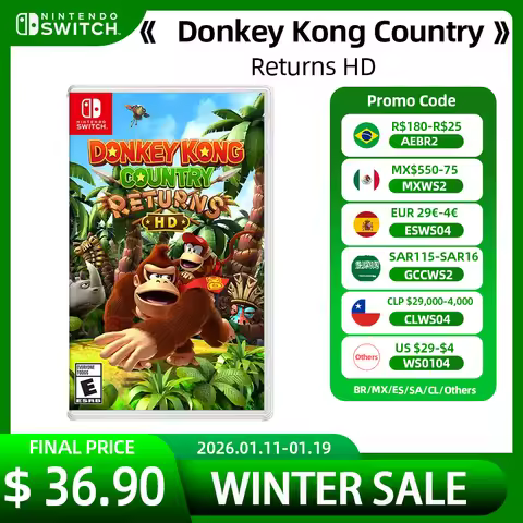 Donkey Kong Country Returns HD Nintendo Switch Game Deals 100% Original Physical Cartridge Game Card