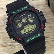 READYSTOCK ORIGINAL NEW X-GEAR X1008 TAPAK KUCING AUTOLIGHT FUNCTION WATERPROOFDIGITAL JAM TANGAN LELAKI