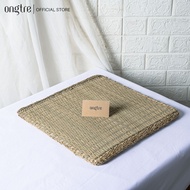 Đệm cói ngồi bệt vuông/tròn (Hàng cao cấp) có mút xốp đàn hồi (40cm& 45cm) | ongtre® (Vietnam)