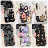 Soft Casing For Samsung Galaxy A72 4G 5G Cover Fashion Tulip Silicone Phone Back Cover For Samsung A