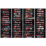 Sun Visor Sticker (V.1) Windshield-Rear Glass The Most Pattern Over 100 Patterns Have To Pay At Dest