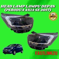 Fastlink Perodua Axia Se 2017 Head Lamp Lampu Kereta Headlamp Front Lamp Lights Lampu Besar Depan 100% New