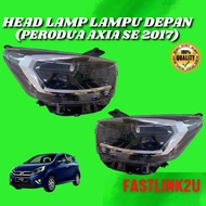 Fastlink Perodua Axia Se 2017 Head Lamp Lampu Kereta Headlamp Front Lights Lampu Depan 100% New
