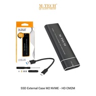 USB 3.1 To Pci-e NVMe SSD Type C Enclousure M-tech Case