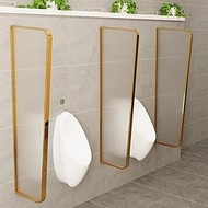 Public Toilet partition Men's Urinal Privacy Screen Urinal Partition Divider with Stainless Steel Fr