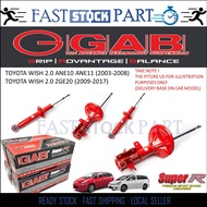 1SET GAB SUPER R FRONT / REAR ABSORBER - TOYOTA WISH 2.0 ANE10 ANE11 (2003-2008)/WISH 2.0 ZGE20 (200