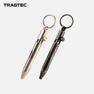 TRAGTEC Mini Brass Bolt Action Ballpoint Pen Pocket Keychain Stationery Pen