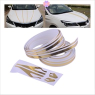 LONNG Car Body Decal Fashion Waist Line Multicolor Pinstripe Steamline