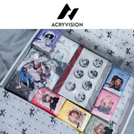 BTS Complete Member Gift Set | All 7 Members | Tissue Postcards Badges & Mirror | Practical ARMY Gif