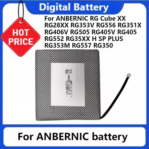 Battery for ANBERNIC RG Cube XX RG28XX RG353V RG556 RG351X RG406V RG505 RG405V RG405 RG552 RG35XX H 