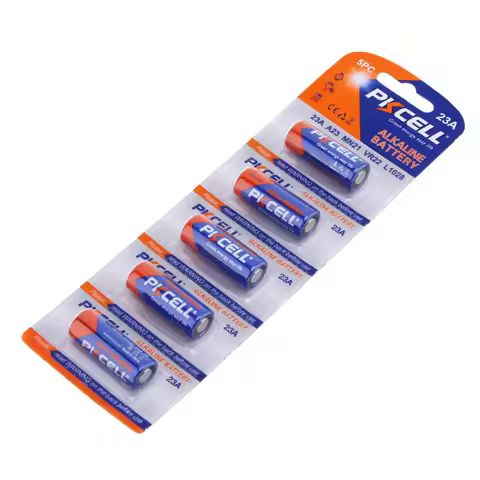 1PK/5PCS PKCELL 12V A23 Batteries 23A Alkaline for Doorbell MN21 A23 Car Alarm Remote Control Batter