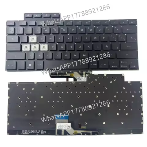 Replacement US/RU/SP Russian Keyboard For ASUS TUF Dash F15 FX516 FX516P FX516PR FX516PM FX516PE FA5