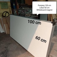 Whiteboard 120 X 60Cm Papan Tulis Magnet Ukuran 60 X 120 Cm