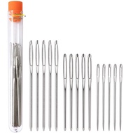 Darning Needle Big Eye Sewing Needle in Transparent Tube, Darning Needle for Wool, Crochet and Yarn 