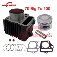 50mm big bore Cylinder Piston Kit For HONDA TATC70 CT70 C70 TRX70 CRF70 CRF70F DAX70 ST70 XR70 70CC 
