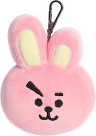 Aurora® Lovable BT21 COOKY Keychain Stuffed Doll - Collectible Fun - Delightful Cuteness - Pink 4.5 