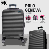 Koper 24 inch Polo Geneva 1037 Ukuran Bagasi - Tas Travel - Tas koper - koper fiber hardcase - koper
