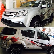 FOR Isuzu mu-X car stickers modified body appearance personalized custom decals MUX accessories