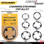 Chainring Bcd 104 Strummer Chainring Strummer Bcd 104 Symmetric Round 32T 34T 36T 38T 40 42T 44t 48T