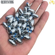 GESH1VX65 20pcs Fishing Weight Sinker, Lead Carp Fishing Fishing Sinkers, 2024 Weight Alloy carbon s