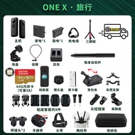 กล้องแอคชั่นพาโนรามา Shadowstone Insta360 X5 มือสอง Onex4/X3/Go3S สำหรับการถ่ายวิดีโอบล็อกการเดินทาง
