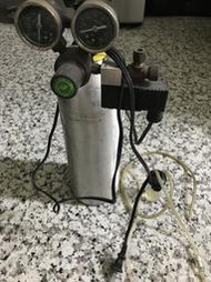 CO2 2L鋁瓶 已做水檢 附電磁閥