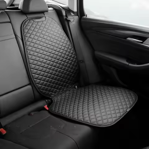 Car Seat Protector For Kids PU Leather Safety Rear Children Chair protection mat Isofix Universal Br
