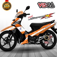 Decal Supra X 125 R Modif Keren Stiker Supra X 125 R Full Body Striping Supra X 125 R Variasi Keren