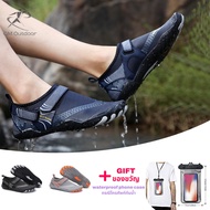 【บางกอกสปอต】   Men's Sports Shoes Aqua Shoes Breathable Quick Dry Unisex Non-slip Water Shoes women Wading Shoes Fishing Hiking Shoe