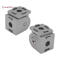 2 Pcs Aluminum Alloy Pivot Joint for Aluminum Extrusion Profile 2020 Series Flexible Pivot Joint 202