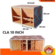 Box Sound System Speaker CLA Turbo Bass 10inch Plywood 12mm