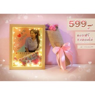 Deep Pine Wood Photo Frame With 6x8 Inch Foam